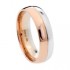 9ct gold two colour wedding ring